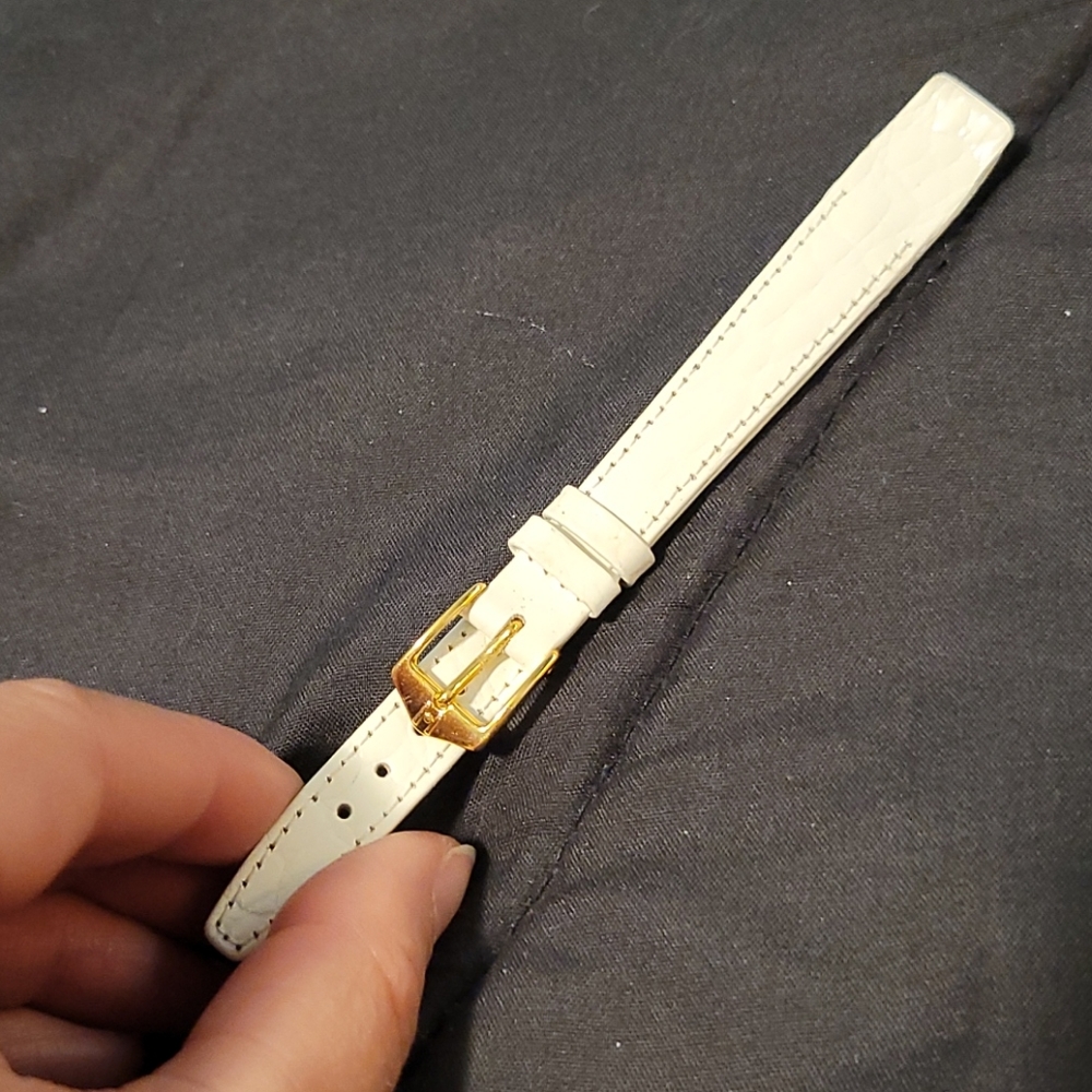 Hirsch crococalf belt for watch